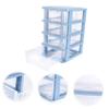 1Pc Transparent Drawer Storage Box Sundries Container with Layers for Makeup Stationery More Durable and Wear Resistant Desktop Organizer for Home Office Use view 3