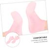 1Set Moisturizing Socks and Gloves for Foot and Hand Care Exfoliating Remover for Dry Cracked Skin Pink Foot Cover and Hand Gloves Socks view 4