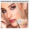 18 Colors Correcting Concealer Palette,Colors Corrector Palette,Long Lasting Concealer Cream Makeup Palettes,Natural Finish Cream Foundation,Contouring Highlighting Makeup Kit for Dark Circles view 2