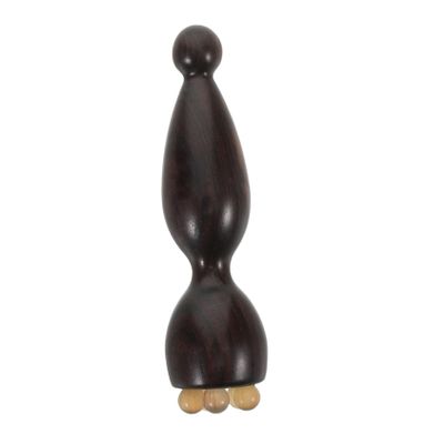 Beaupretty Wooden Facial Massage Stick Sandalwood Eye Massager Tool for Women Face Massage Stick Acupoint Relief Portable Spa Tool