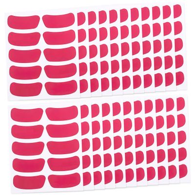 22Sheets Softball Eye Stickers Adhesive Eye Strips for Fans Writable Sports Eye Stickers Durable Face Stickers for Game Day Motivation
