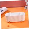 2Pcs Makeup Storage Case Beauty Egg Holder Swab Organizer Multi Function Cosmetic Box with Three Design for Cosmetics Jewelry and Items view 2