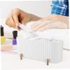 2Pcs Makeup Storage Case Beauty Egg Holder Swab Organizer Multi Function Cosmetic Box with Three Design for Cosmetics Jewelry and Items view 4
