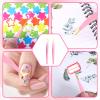 2 PCS Lash Cluster Tweezers Set, Professional Eyelash Extension Tools Fiber Tip Women Lash Eyelash Eyebrow Tweezers with Bent and Straight Tips, Non-Slip Grip for Volume, Classic Lashes (Pink) view 4