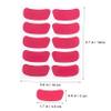 22Sheets Under Eye Stickers for Sports Writable Eye Strips for Baseball Football and Softball Comfortable Peel and Stick Sports Face Stickers for Game Day view 2