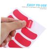 22Sheets Under Eye Stickers for Sports Writable Eye Strips for Baseball Football and Softball Comfortable Peel and Stick Sports Face Stickers for Game Day view 4