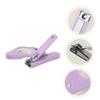 1Pc LED Magnifying Glass Nail Clipper Angle Stainless Steel Nail Cutter for Men Women Portable Lighted Fingernail Trimmer with Comfortable Grip view 3