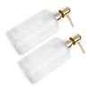 1Set Transparent Lotion Travel Bottles with Pump Practical Containers for Easy Filling Dispensing for Home Hotel Use view 1