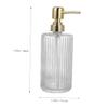 1Set Transparent Lotion Travel Bottles with Pump Practical Containers for Easy Filling Dispensing for Home Hotel Use view 2