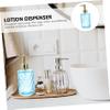 1Set Transparent Lotion Travel Bottles with Pump Practical Containers for Easy Filling Dispensing for Home Hotel Use view 4
