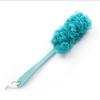Back Scrubber for Shower, Loofah Sponge Brush Exfoliating Body, Long Handle Scrub Brush for Shower with Loofah on a Stick for Back Use, Bathing Accessories Body Brushes (Green, 3PCS) view 1