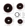 1 Set Invisible Elastic Hair Nets with Clips Loop for Women and Hair Bun Roller Accessories for Ballet Parties Weddings view 2
