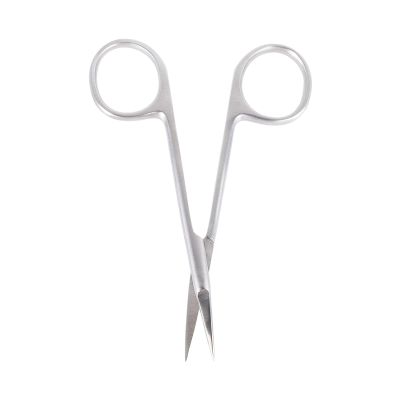Cuticle Scissors, Curved Blade Nail Scissors Precise Pointed Tip Grooming Kit for Eyebrow Eyelash