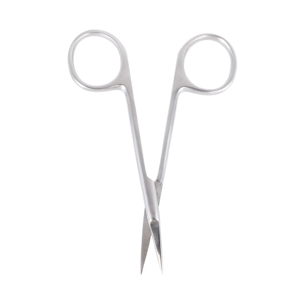 Cuticle Scissors, Curved Blade Nail Scissors Precise Pointed Tip Grooming Kit for Eyebrow Eyelash