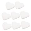 Beaupretty Heart Shaped Makeup Sponges 8pcs Soft Velour for Foundation and Loose Powder for Skin Types Washable and Reusable Cosmetic Tools view 1
