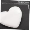 Beaupretty Heart Shaped Makeup Sponges 8pcs Soft Velour for Foundation and Loose Powder for Skin Types Washable and Reusable Cosmetic Tools view 2