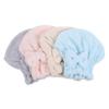 Beaupretty 4Pcs Fast Drying Hair Towel Wrap Absorbent Fleece Shower Cap for Women Quick Drying Turban for Hair Care Comfortable Thickened for Home Gym and Travel view 1