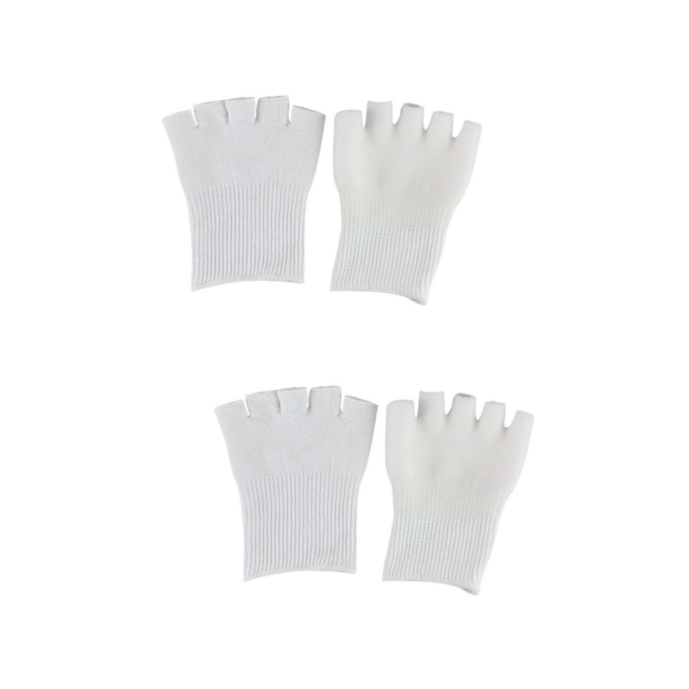 2 Pairs Five Toe Gel Socks Soft and Comfortable Foot Care Supplies for Women Slip Design Moisturizing Toe Cover for for and Daily Use