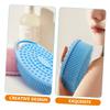 2pcs Silicone Body Scrubber Shower Brush with Creative Design for Gentle Cleansing and Massage for Relaxation view 2