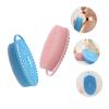 2pcs Silicone Body Scrubber Shower Brush with Creative Design for Gentle Cleansing and Massage for Relaxation view 4