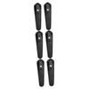 3sets Cattlehide Scissor Protective Sleeves Durable Black Sheath for Hair Shears Beauty Tools Wear Resistant Storage for Embroidery Scissors 2pcs*3 view 1