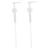 Zerodeko 2Pcs Shampoo Pump Dispenser Reusable Lotion Bottle Pumps for Easy Installation Sturdy Design for Hand Soap Conditioner and Shampoo Bottles view 1