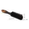 Beard Brush with Premium Boar Bristles Gradient Handle Grooming Tool for Men for Shaving Facial Hair Care Styling and Travel Cleaning view 2