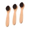 3Pcs Soft Facial Cleansing Brush with Wood Handle Gentle Skin Brush for Exfoliation and Makeup Removal Face Scrubber for Daily Skin Care and Radiance view 1