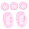 Didiseaon 5pcs Pink Invisible Hair Bun Nets for Women Dancing Hair Accessories Soft Elastic Cover for Ballet and Dance view 1