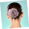 Didiseaon 5pcs Pink Invisible Hair Bun Nets for Women Dancing Hair Accessories Soft Elastic Cover for Ballet and Dance view 3