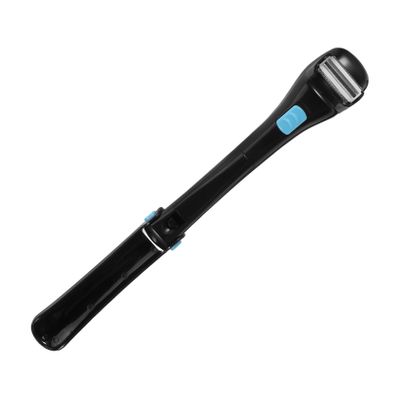 FRCOLOR Electric Back Shaver for Men  Professional Razor for Back Hair Removal Black Cordless Design Easy Grooming Suitable for Personal Use