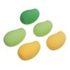 Beaupretty 5pcs Mango Puff Blusher Face Powder for Loose Body Mineral Powder Foundation Setting Makeup Sponge view 1