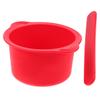 2Sets Silicone Wax Warmer Liner Bowls Hair Removal Replacement Bowls with Stirring Sticks for Easy Mixing and Application view 1