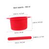 2Sets Silicone Wax Warmer Liner Bowls Hair Removal Replacement Bowls with Stirring Sticks for Easy Mixing and Application view 4