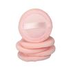 5Pcs Orange Cotton Powder Puff for Makeup Application Soft Foundation Puff for Loose Powder for Salon Home Travel Use view 1