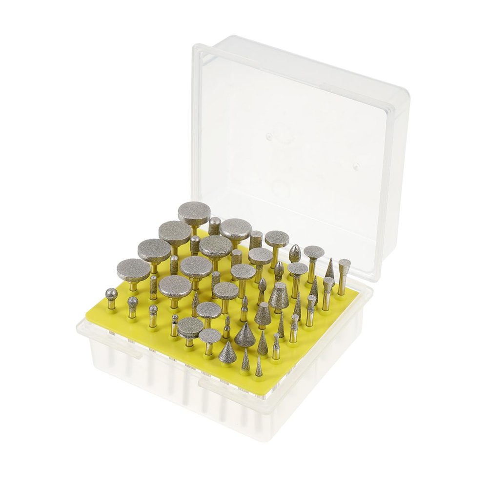 50Pcs Burr for Jade Stone Engraving Polishing and Carving Versatile Jade Polishing Tools for DIY Enthusiasts and Professionals for Stone