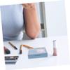 1Set Compact Makeup Brush Set with Built In Mirror Travel Makeup Brush Quick Touchups Lightweight Design for Everyday Use Go Application view 4