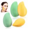 4Pcs Mango Shaped Makeup Sponges Creative Cosmetic Powder for Precision Application Face Makeup Tools for Women Safe Materials for Foundation view 1