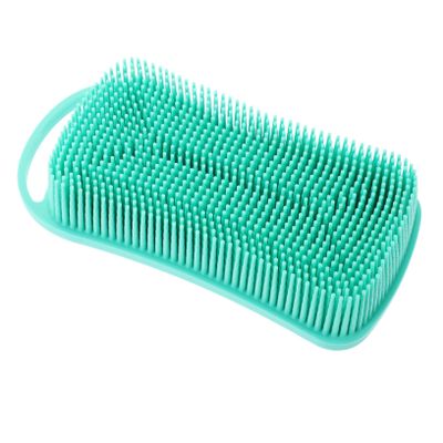 1pc Silicone Bath Brush Ergonomic Body Cleaning Scrubber for Deep Cleansing Gentle Massage for Hair Washing All Skin Types Shower Tool for Men Women