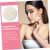 3Pcs Ultra Short Plush Fluffy Powder Puff for Comfortable Body Dusting Talcum Powder Applicator for Liquid Foundation and Face Makeup view 3