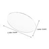 30pcs Oval Mirror Pieces Small Glass Mirrors for DIY Crafts Makeup Accessories High Definition Reflection for Art Projects Custom Designs view 2