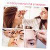 4Pcs Stainless Steel Eyebrow Clamps Pointed Mouth Tweezers for Makeup and Grooming Durable and Lightweight for Removal and Travel view 3