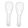 2pcs Razor Travel Case Sturdy Protective Container for Women Shaving Tools Compact Organizer for Home Travel Manual Razor Holder Transparent Design view 1
