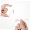 2Packs Cotton Buds Double Head Disposable Makeup Swabs for Ear Cleaning Cosmetics Practical Cotton Swabs Pink White for Home Travel view 3