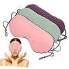 Beaupretty 3pcs Adjustable Sleeping Eye Masks Soft Eye Covers for Travel Use with Unique Strap for Comfortable Sleep view 1