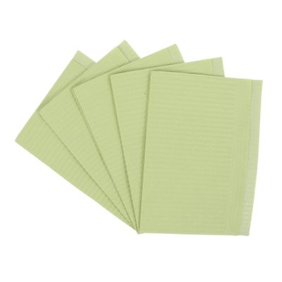 BAZEITFLOW 125 Sheets Shiny Nail Table Mats Disposable Nail Care Towels for Salons Spas and Home Use Soft Absorbent Easy Cleanup