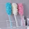 Back Scrubber for Shower, Loofah Sponge Brush Exfoliating Body, Long Handle Scrub Brush for Shower with Loofah on a Stick for Back Use, Bathing Accessories Body Brushes (Green,White, 2pcs) view 3