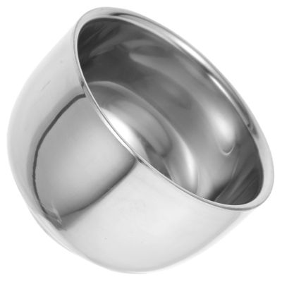 UTHCLO Stainless Steel Shaving Bowl Brush Metal Shave Cup for Men Manual Whisking and Lathering for Traditional Shaving Supplies