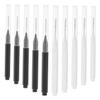 60pcs Micro Eyebrow Brush with Caps Portable Lash and Brow Applicators for Eyebrow Lamination Compact Design for Travel Makeup and Salon Use for Defined Brows and Sanitary Storage view 1