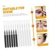 60pcs Micro Eyebrow Brush with Caps Portable Lash and Brow Applicators for Eyebrow Lamination Compact Design for Travel Makeup and Salon Use for Defined Brows and Sanitary Storage view 3